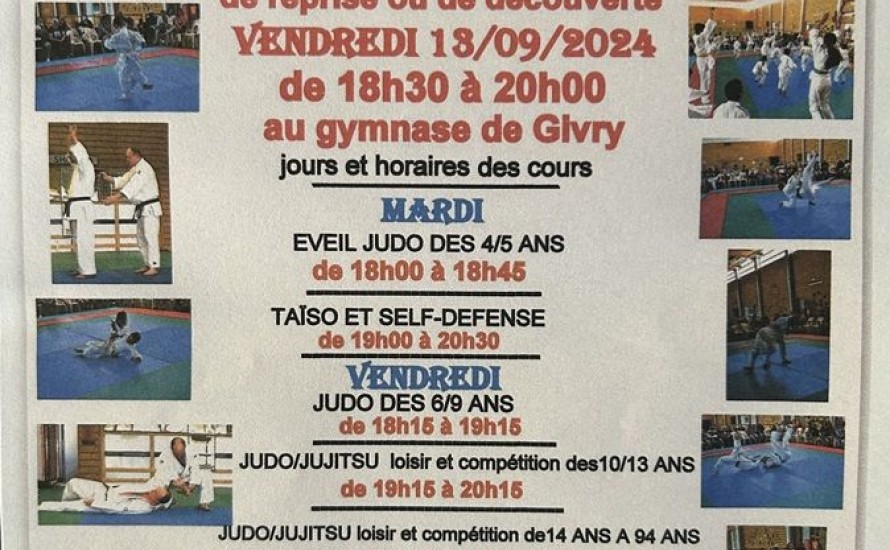 Nouvelle Saison 2024/2025 , rentrée le Vendredi 13 Septembre 2024